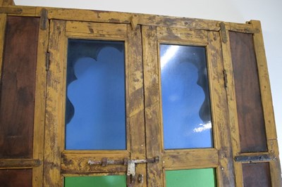 Lot 269 - Indian Rajasthan carved wooden window and frame