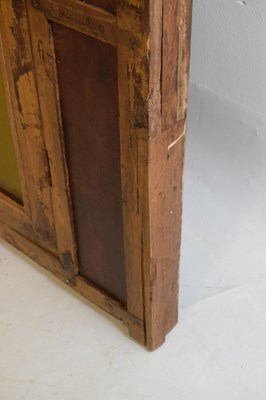 Lot 269 - Indian Rajasthan carved wooden window and frame