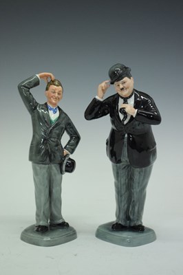 Lot 483 - Royal Doulton 'Laurel & Hardy' limited edition figures