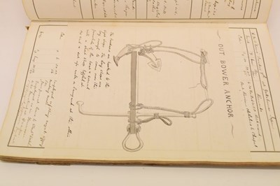 Lot 150 - H.M.S. Comus ships log book 1879-1881