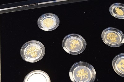 Lot 202 - Royal Mint One Pound Coin 25th Anniversary silver proof collection
