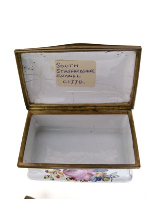 Lot 272 - Three 18th Century enamel boxes