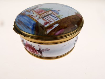 Lot 272 - Three 18th Century enamel boxes