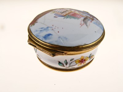 Lot 272 - Three 18th Century enamel boxes