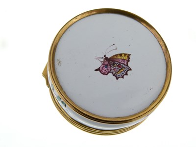 Lot 272 - Three 18th Century enamel boxes