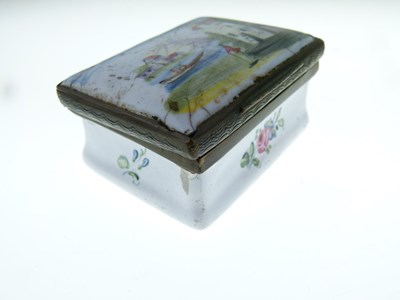 Lot 272 - Three 18th Century enamel boxes