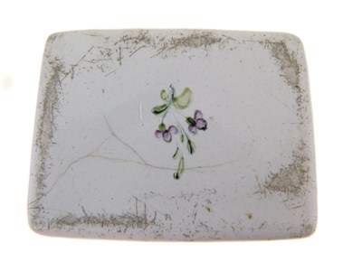 Lot 272 - Three 18th Century enamel boxes