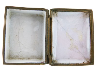 Lot 272 - Three 18th Century enamel boxes
