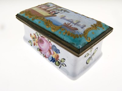 Lot 272 - Three 18th Century enamel boxes