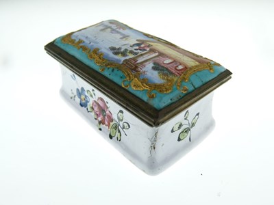 Lot 272 - Three 18th Century enamel boxes