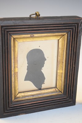 Lot 195 - Pair of early 19th Century silhouette portraits