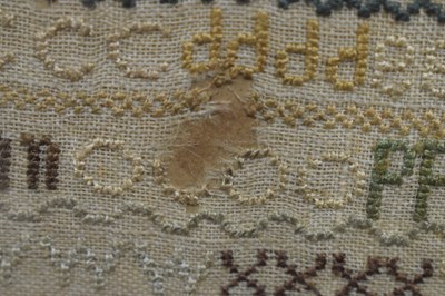 Lot 609 - Two 19th Century needlework samplers