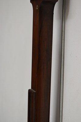 Lot 639 - Victorian rosewood marine stick barometer
