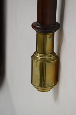 Lot 639 - Victorian rosewood marine stick barometer