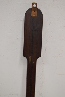 Lot 639 - Victorian rosewood marine stick barometer