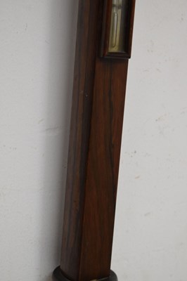 Lot 639 - Victorian rosewood marine stick barometer