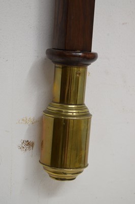 Lot 639 - Victorian rosewood marine stick barometer
