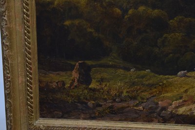 Lot 8 - Henry Hewitt (1818-1875) – Oil on canvas - Vale of Nailsea with Backwell Church