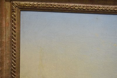 Lot 8 - Henry Hewitt (1818-1875) – Oil on canvas - Vale of Nailsea with Backwell Church