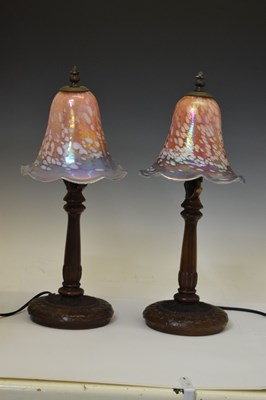 Lot 383 - Pair of Christopher Wray table lamps