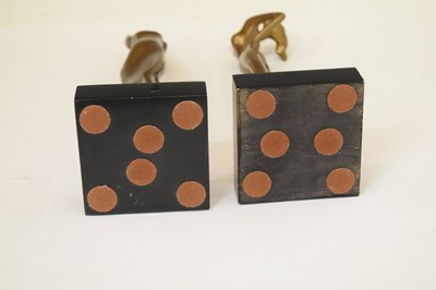 Lot 217 - Bernard Kim (b.1942, Korean/American) - Pair of bronze sculptures