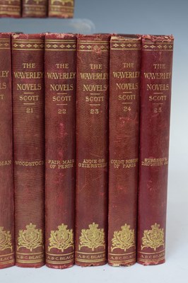 Lot 391 - 1886-1887, Sir Walter Scott, 'The Waverley Novels' - Centenary edition, complete set