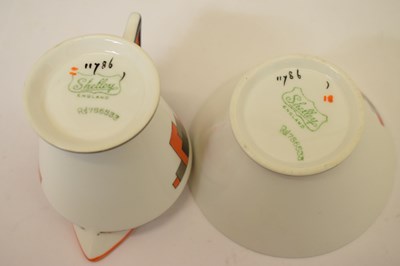 Lot 307 - Shelley Art Deco tête-à-tête tea set