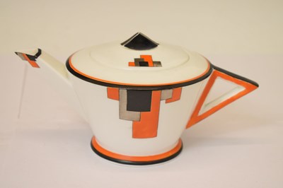 Lot 307 - Shelley Art Deco tête-à-tête tea set