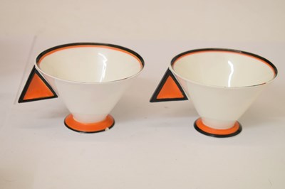 Lot 307 - Shelley Art Deco tête-à-tête tea set