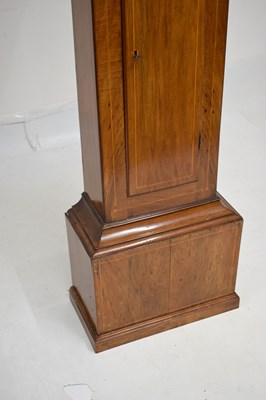 Lot 471 - George III walnut-cased 8-day brass dial longcase clock, Mayhew, Woodbridge