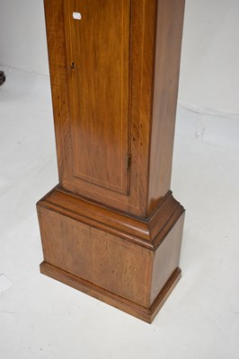 Lot 471 - George III walnut-cased 8-day brass dial longcase clock, Mayhew, Woodbridge