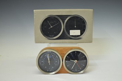 Lot 677 - Short & Mason desk Ranger Barometer and Clock