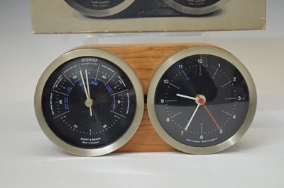 Lot 677 - Short & Mason desk Ranger Barometer and Clock