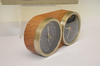 Lot 677 - Short & Mason desk Ranger Barometer and Clock