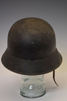 Lot 259 - Third Reich M1942 pattern German SS Police helmet