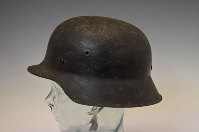 Lot 259 - Third Reich M1942 pattern German SS Police helmet