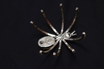 Lot 171 - Butler & Wilson - Large vintage spider brooch