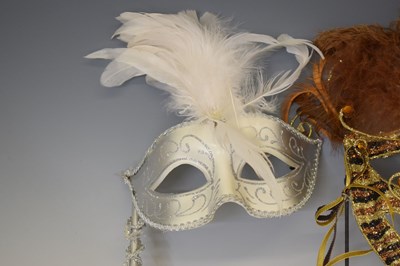 Lot 387 - Collection of Venetian masks