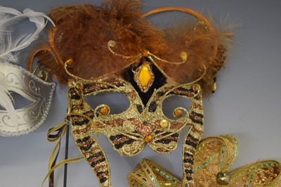 Lot 387 - Collection of Venetian masks