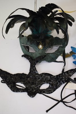 Lot 387 - Collection of Venetian masks