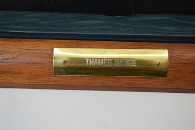 Lot 297 - Glass cased model of 'Kathleen' Thames barge