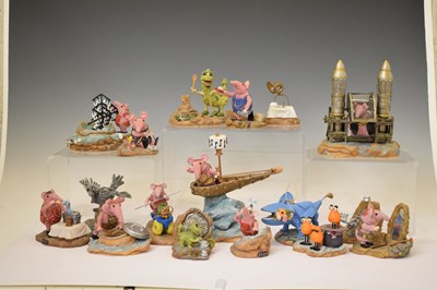 Lot 292 - Robert Harrop - Collection of seventeen 'Clangers' resin figures