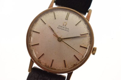 Lot 160 - Omega - Gentleman's vintage 9ct gold cased automatic wristwatch