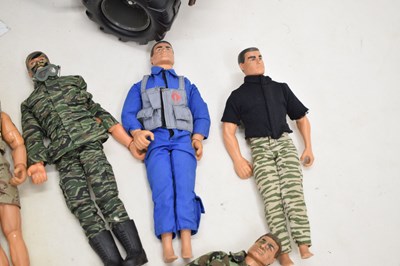Lot 422 - Ten 1990s Hasbro Action Man figures and accessories