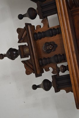Lot 589 - Gustav Becker two-weight Vienna wall clock plus large spring-driven Vienna (2)