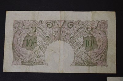 Lot 178 - George V £1 Treasury note and four Bank of England banknotes