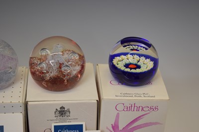 Lot 571 - Collection of twenty Caithness glass paperweights