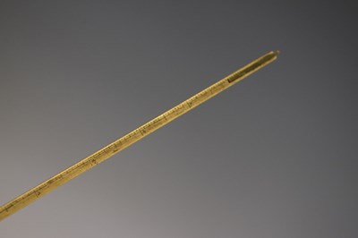 Lot 199 - 17th century brass folding Gunter sector measure rule in the manner of Edmund Gunter