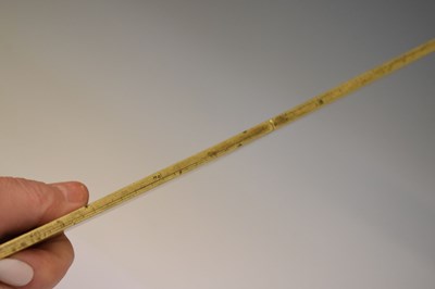 Lot 199 - 17th century brass folding Gunter sector measure rule in the manner of Edmund Gunter