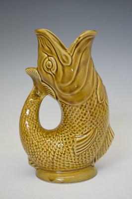 Lot 186 - Vintage Dartmouth Pottery (Devon) 'Gluggle' fish jug